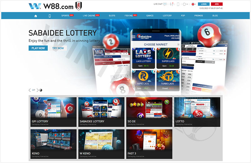 Lottery W88