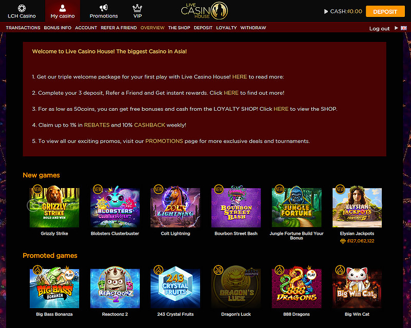 Live Casino House bookmakers are very safe and reputable