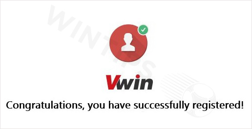 Confirm successful Vwin registration