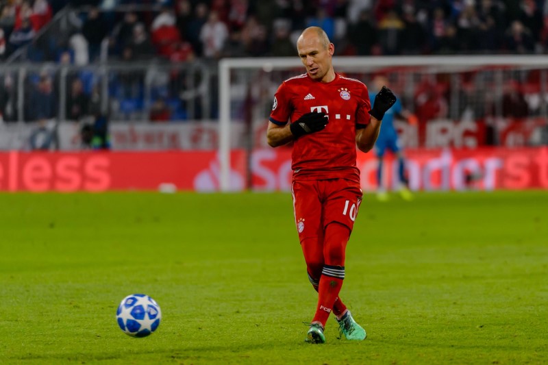 Arjen Robben is one of the fastest runners in the world