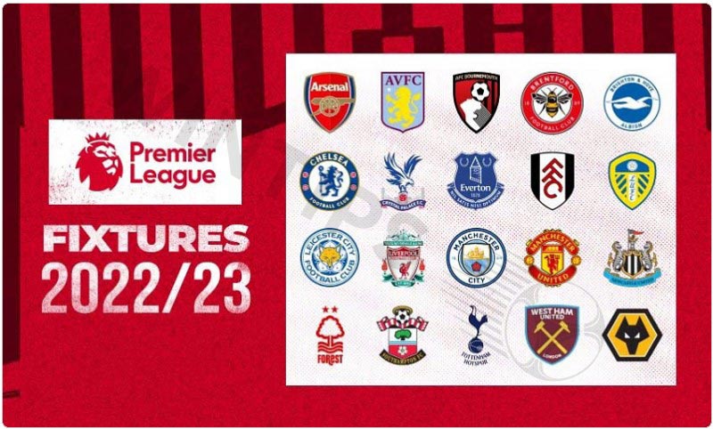 List of clubs participating in the Premier League 22/23
