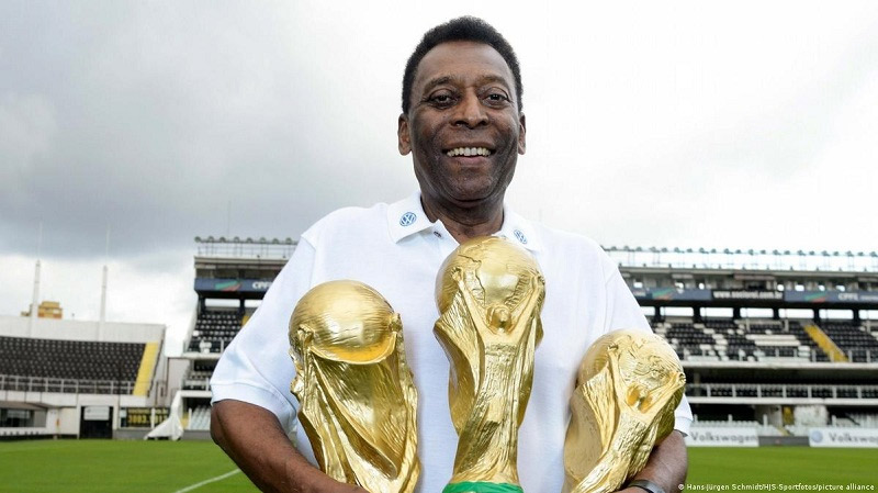 Pele was once the hero of Brazilian football.