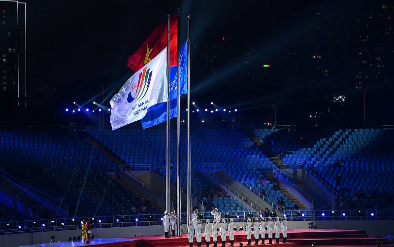 Seagame 31 was held extremely successfully with the host team Vietnam