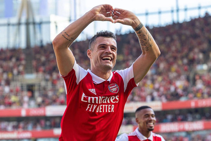 Granit Xhaka has matured and become an important pillar of Arsenal