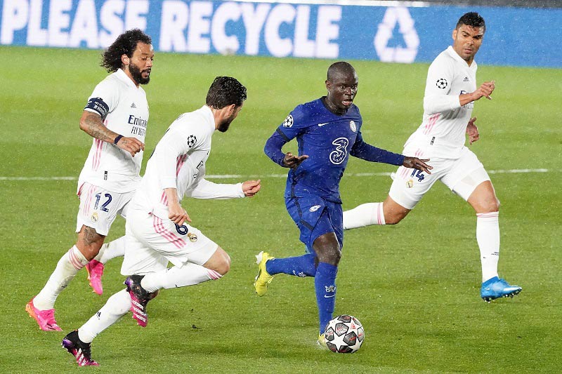 N'Golo Kante has made the Real Madrid midfield miserable