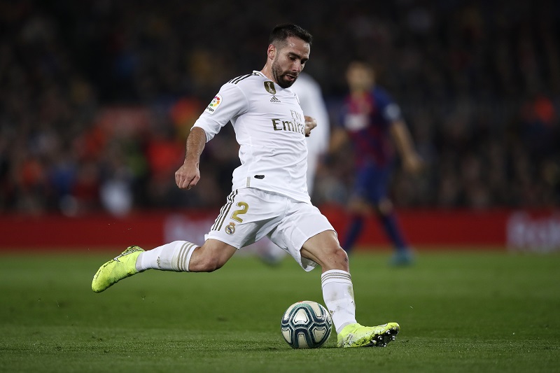 Dani Carvajal remained firmly in front of the Real Madrid goal
