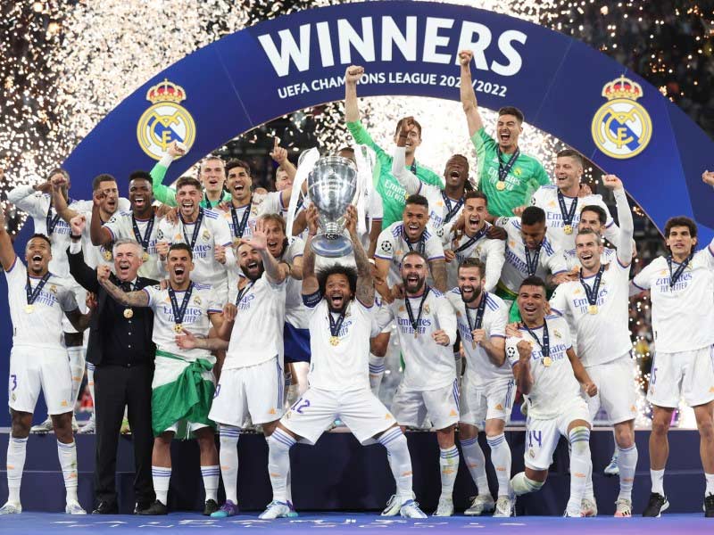Top 10 teams with the most Champions League titles in the history of the tournament
