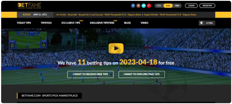 Betfame.com - Football tips site is the leading prestige in the market