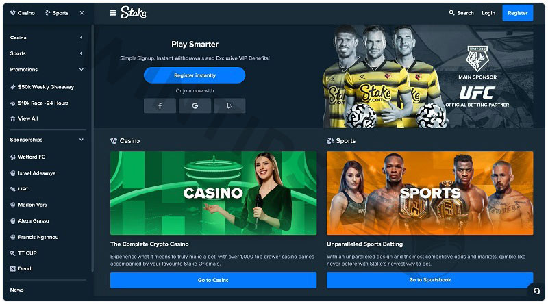 The leading new online betting website in the Philippines - Stake.com
