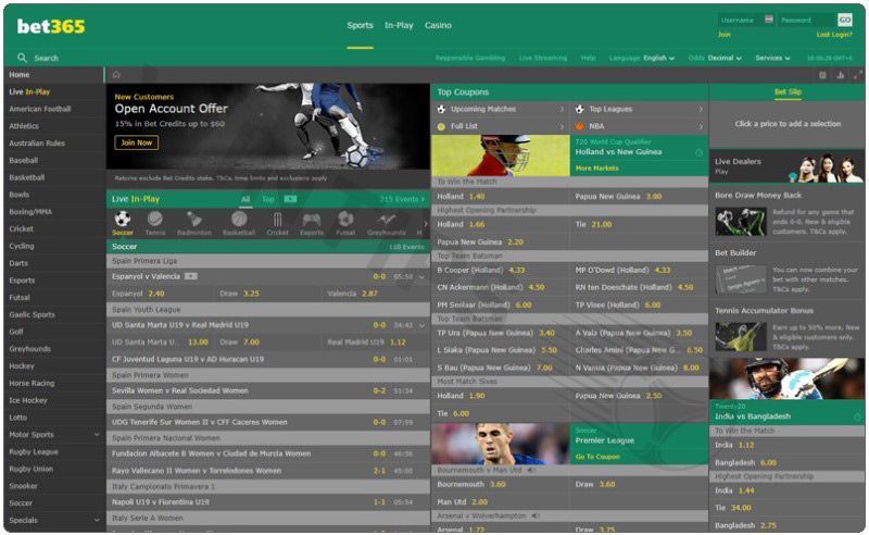 Bet365 - Betting sites in zambia