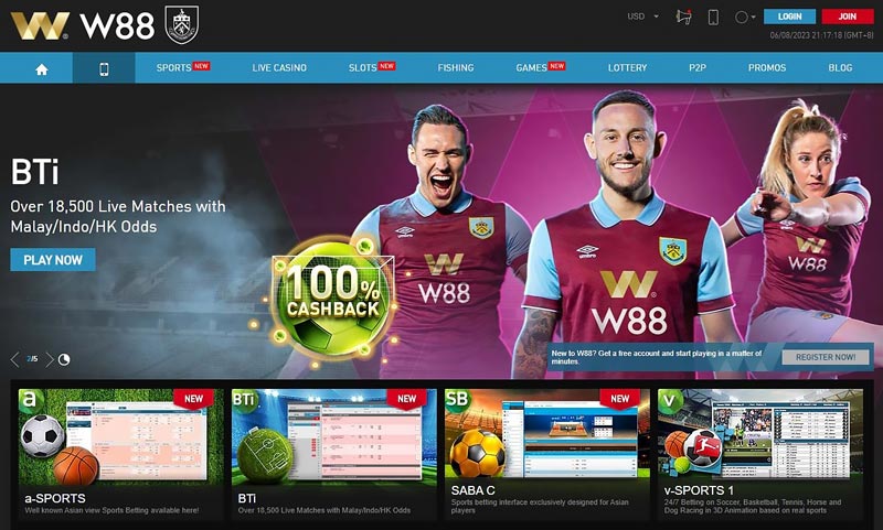 W88 is a reputable bookmaker to choose