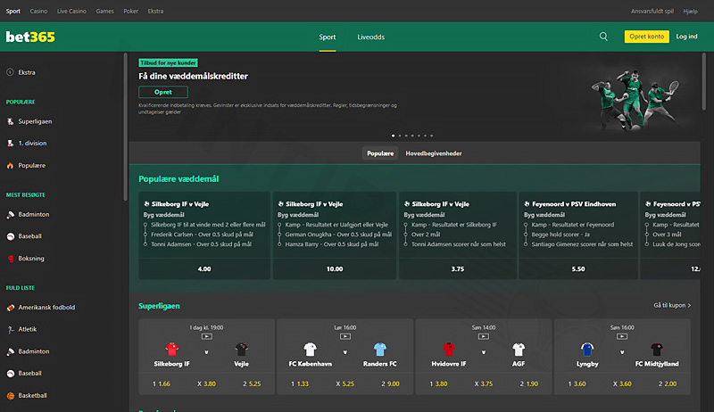 Bet365 bookmaker is famous for its sports betting