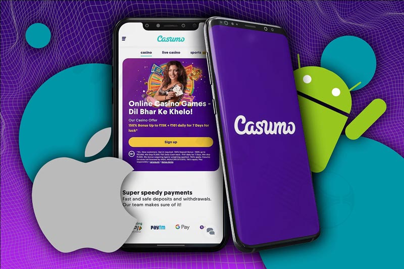 Casumo app supports a spectrum of fast banking methods