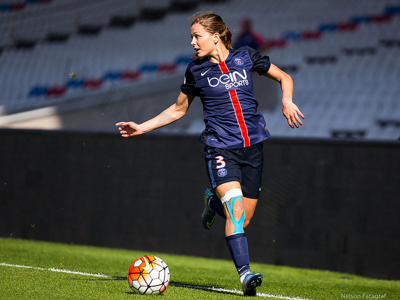 Plays as a defender and is loved by many fans - Laure Boulleau 