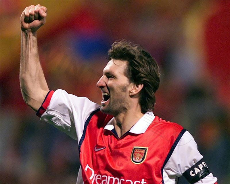 A reliable stopper in the Arsenal defence is Tony Adams