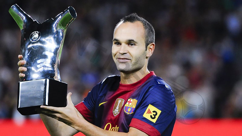 A. Iniesta owns a huge achievement table
