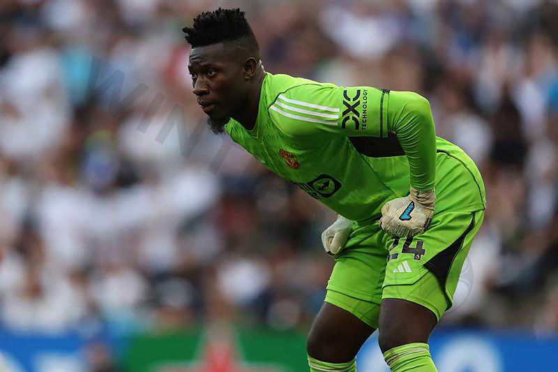 A. Onana currently plays for Man Utd