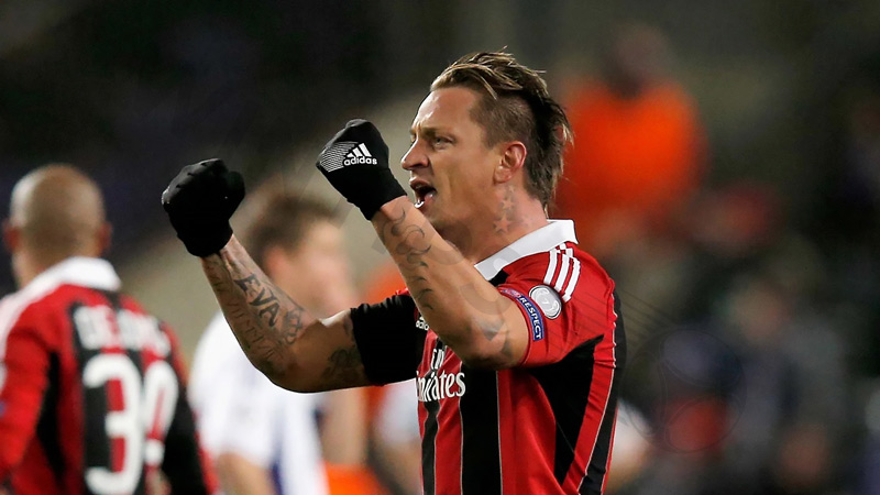 As a central defender, Philippe Mexes has a variety of finishing abilities