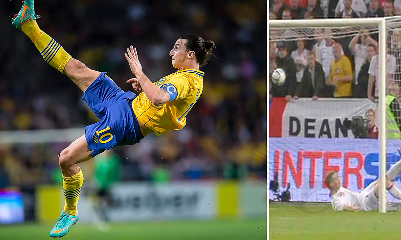Ibrahimovic's name was mentioned a lot when he scored against England