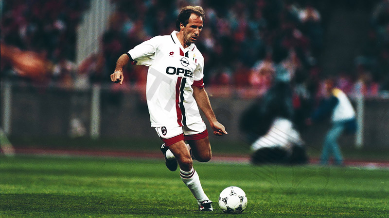 The famous legend of Italian football at one time - F. Baresi