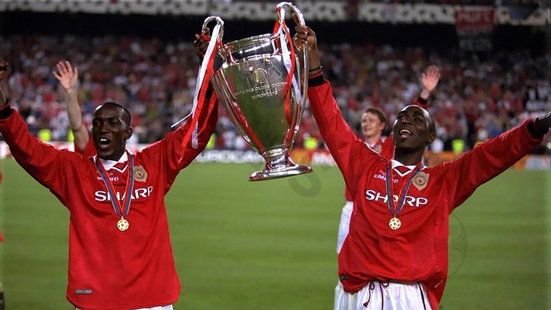 The once-famous duo of the "Red Devils": Yorke and Cole